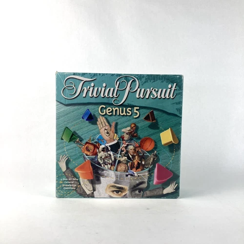Trivial Pursuit Genus 5 Edition Board Game Hasbro Vintage 2000 Complete Trivia