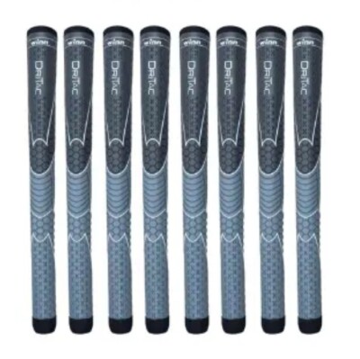 New 2024 Set of 8 Winn Dri-Tac Oversize Comfort Tacky Grip  - Dark Gray, 7DT-GGY