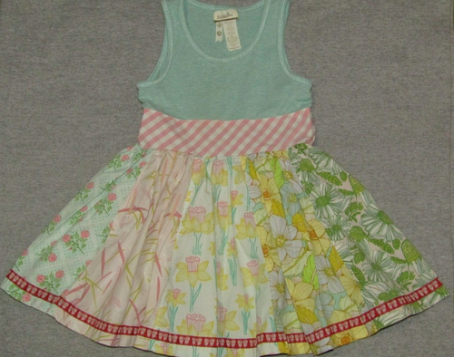 Matilda Jane Dress Hello Lovely Trend Setter Fit & Flare Tank Floral Pencils Tie