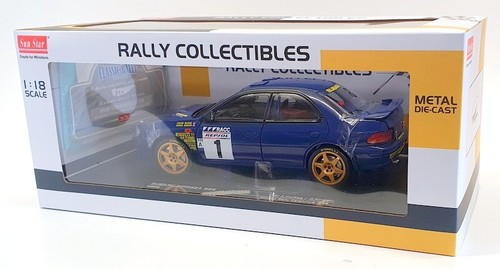 Sun Star 1/18 Scale 5516 - 1996 Subaru Impreza 555 #1 McRae Catalunya Rally - Picture 5 of 5