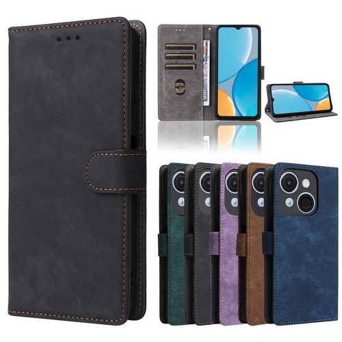 RFID Blocking Protection Flip Wallet leather stand Case For ITEL A50C / A669L