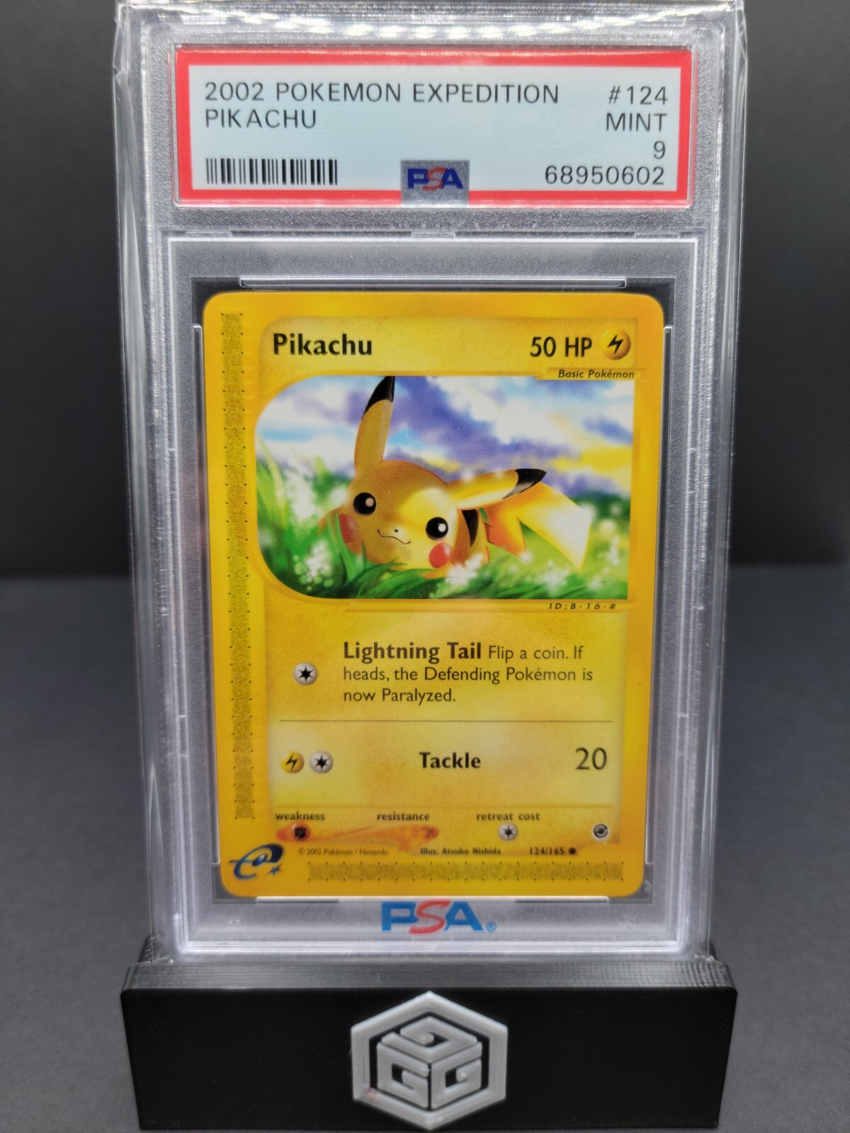 2002 Pokemon Expedition #124/165 Pikachu PSA 9 Mint