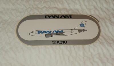 A310 Sticker PAN AM AIRLINES / A310 / AIRBUS STICKER Jets Aviation Dark Blue ...