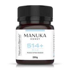 Manuka Honey MGO 514+ UMF 15+ Raw New Zealand 250g Certified UK