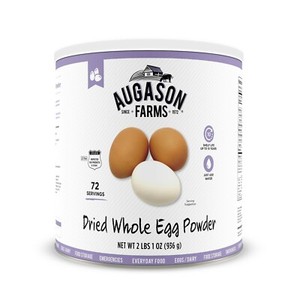 augason farms dried whole egg powder 33 oz can