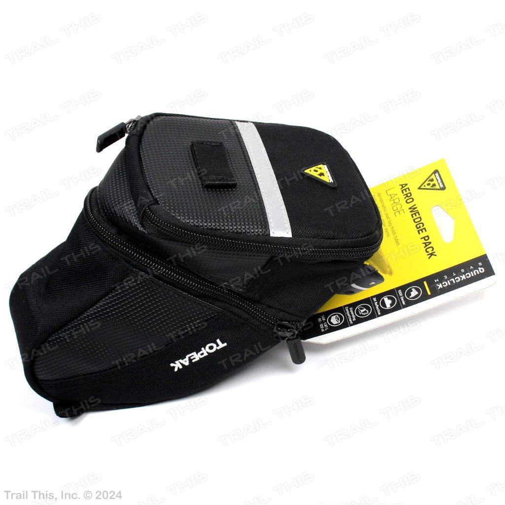 Topeak Aero Wedge Bike Saddle Bag Pack with QuickClick Fixer