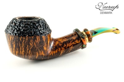 PEDER JEPPESEN NEERUP '' Structure '' Gr. 3 | Denmark | Pfeife Pipe 9mm Filter 848