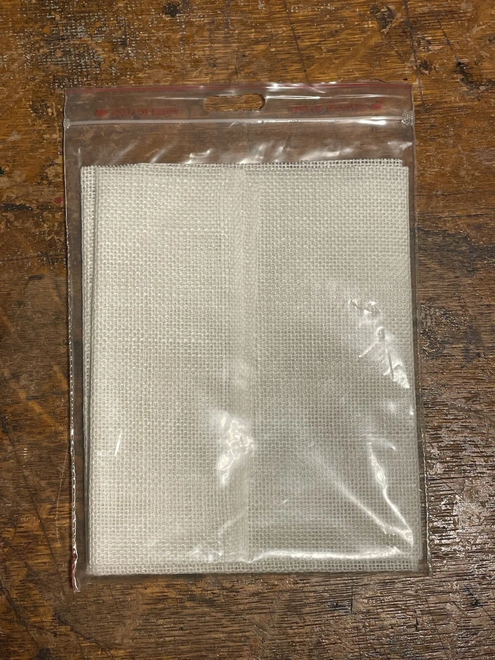 Linen Blank 18 Count Off White 12 x 18 Inches Ginnie Thompson Sealed Vintage New - Image 2 of 3