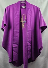 R.J. Toomey Chasuble And Stole Purple 50in Stole 44inPolyester