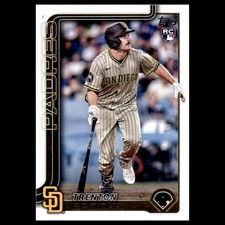 Trenton Brooks Rookie #US78 2025 Topps Update San Diego Padres Baseball Card MLB. rookie card picture