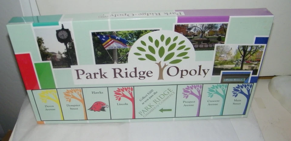 Rare New Sealed Park Ridge Opoly Monopoly Hometown Board Game Collectors - Image 3 of 4