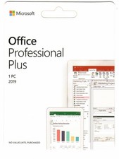 Microsoft Office Professional Plus 2019 Licens/Product Key Opened Neve Used 1 PC