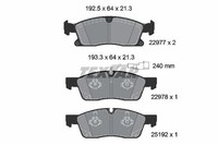 Textar 2297701 Bremsbelagsatz, Scheibenbremse FüR Maserati