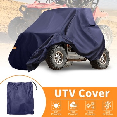 UTV-Abdeckung für Polaris RZR Turbo R 2 Sitzer 127.95''x74.02''x74.41'' Marineblau