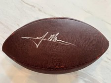 TRE MASON Signed Wilson Super Grip Official Size Football JSA W380259