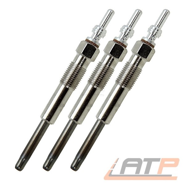 3X GlÜHkerze GlÜHkerzen FÜR Skoda Fabia 5J 1.4 TDI BJ 03-10-image