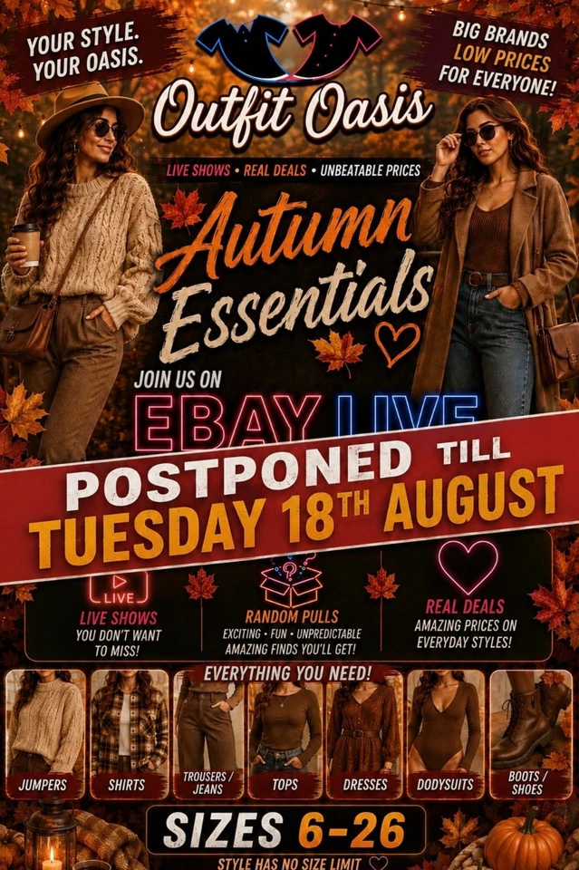Autumn Essentials New With & Without Tags