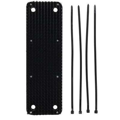 RoadPro Cab Step Mat RPCF6018 RV Landing Boot 16x6x0.8 inches, Black 