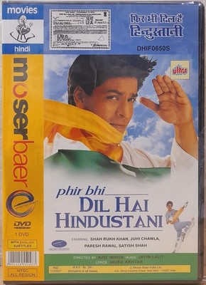 Phir Bhi Dil Hai Hindustani - Shahrukh Khan, Juhi - Bollywood Hindi Movie DVD