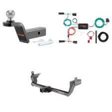 CURT Class 3 Tow Package Trailer Hitch, Wiring, Ball Mount - 13234, 56292, 45152