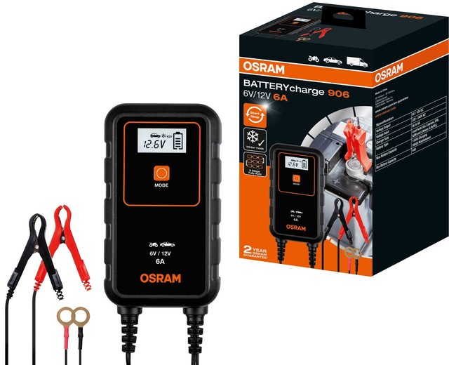 Chargeur de batterie 6/12V OSRAM OEBCS906 6A