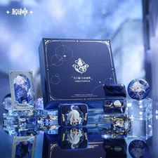 Official Genshin Impact Furina Wireless Bluetooth Earphones miHoYo Gift Box Set