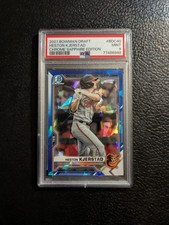 HESTON KJERSTAD *SAPPHIRE EDITION* #BDC40- PSA 9 2021 Bowman Draft Chrome