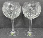 Waterford Crystal Millennium Happiness Balloon Wine Goblets PERFECT