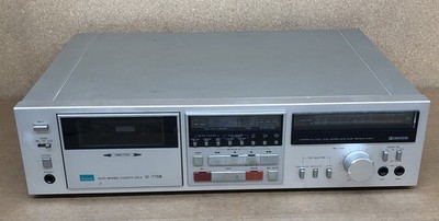 SANSUI D-770R SILVER  MINT Premium 3 Motor Vintage Stereo Cassette Deck Vintage 