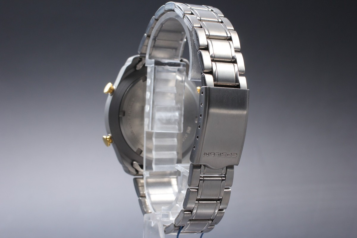 N MINT/Tag] SEIKO Alba Epsilon Panelight V085-0020 Ana-Digi Quartz 
