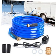 25FT Heated Water Hose for RV, with Temperature Sensor, 25FT+No Thermal Cover