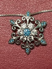 925 sterling silver snowflake pendant with Necklace