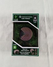 Hanayama Level 4 Cast Metal Brain Teaser Puzzle - Cake High Quality Cast Metal