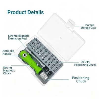 Precision Screwdriver Set 32 in 1 mini magnetic Screwdriver Set maintenance HO