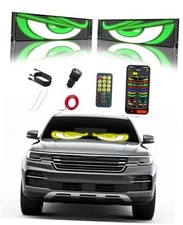 Devil Eyes Light for Windshield: 23.4"x4.7" LED Sign with APP 23.4"x4.7"-2 Pcs