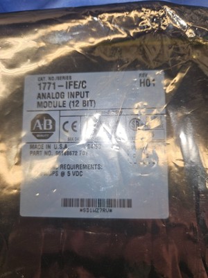 Allen-Bradley 177-IFE/C Analog Input Module, 8 Channels, Industrial PLC I/O