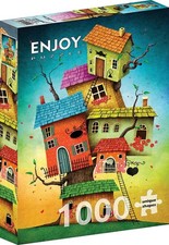 Enjoy brand jigsaw puzzle, Fairy Tale Houses, 1000 pcs