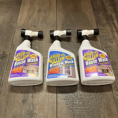 #ad #ad Non Toxic House Siding Wash Soap Krud Kutter 32 oz Lot Of 3 Biodegradable Gutter $39.99