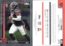 Shemar Turner 2025 Topps Chrome Chicago Bears