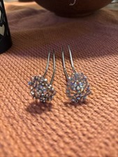 Rhinestone Hair Pins