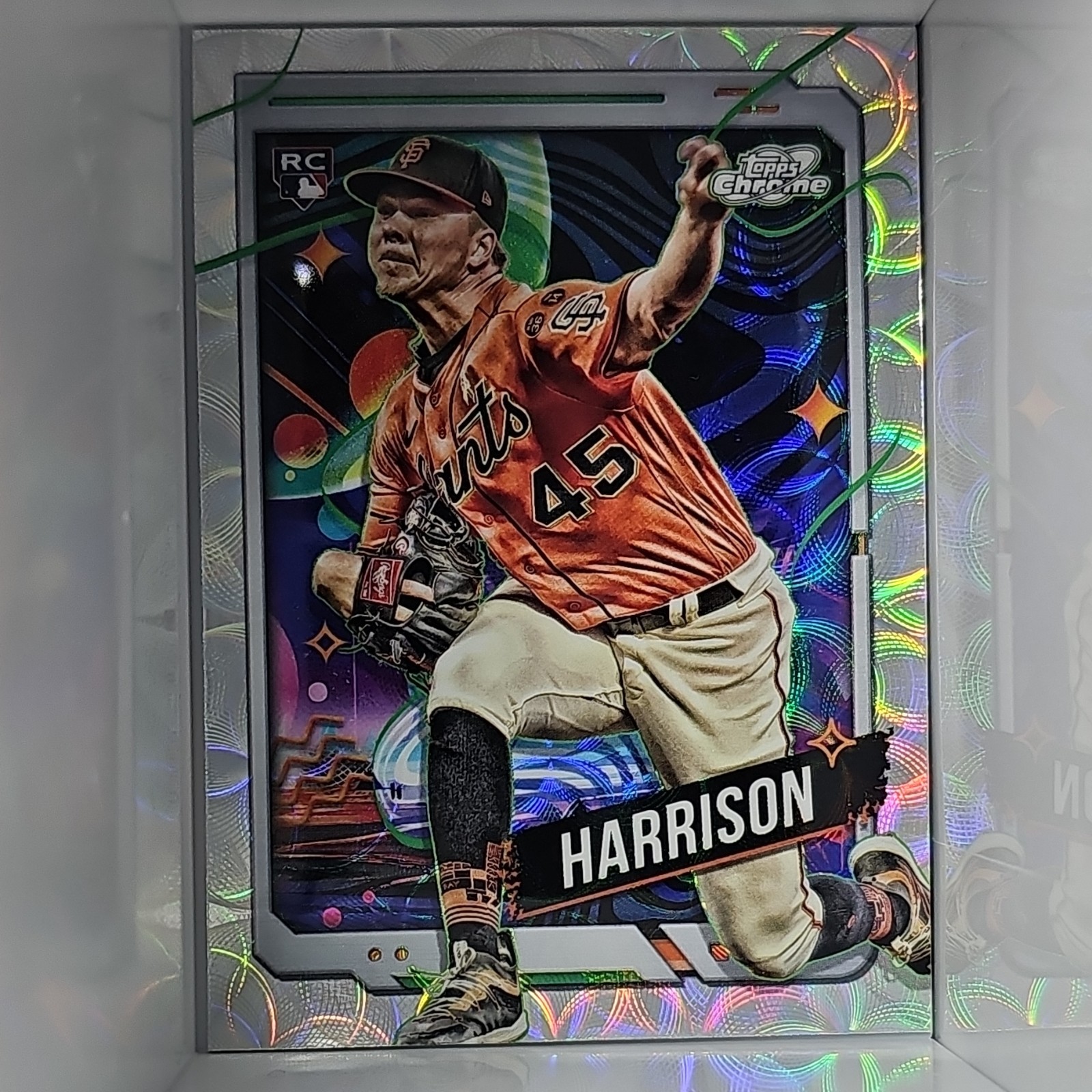 Topps Cosmic Chrome Kyle Harrison Rookie #45 San Francisco scope 2024