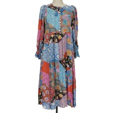 Women’s Spell & The Gypsy Cha Bobo Patchwork Dress Midi Dress Size Medium