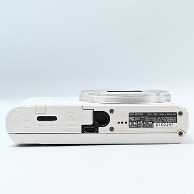SONY Cyber Shot DSC-WX300 White Digital Camera 20x Zoom 18.2MP