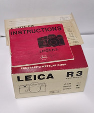 Vintage Empty Box Only  Instruction Manual for Leica R3