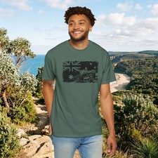 Land Cruiser 70 Series Pickup FJ75 Australian Flag 4x4 Off-Road T-Shirt