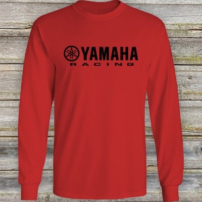Yamaha Racing Long Sleeve T Shirt Motorcycle Sport Factory Bike Graphic FYM03