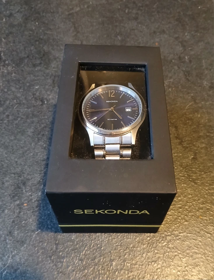 Sekonda Men's Silver Blue Face Watch - Image 4 of 4