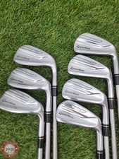 2017 TAYLORMADE P790 CHROME IRON SET 4-PW STIFF KBS TOUR C TAPER LITE 110 GOOD