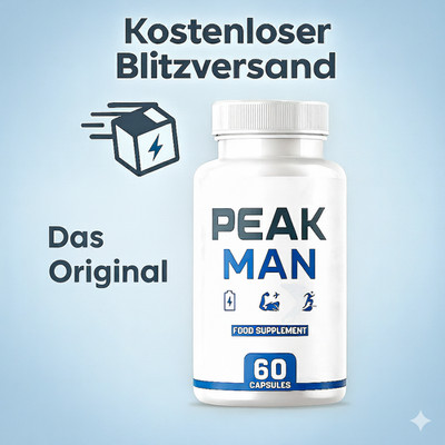 Peak Man 60 Kapseln Das Original Blitzversand Rabatt Top Preis & Service !!!