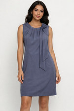 Suzy Chin for Maggy Boutique Greyish Cocktail Dress Size 8 NWT